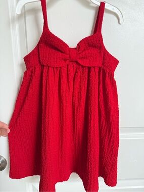 Red Dress with Bow for girls size 3